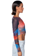 UNBREAKABLE LONG SLEEVE MESH TEE