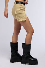 UPGRADE YOU CARGO POCKET MINI SKIRT