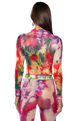 WHAT IS THE SCOOP MESH MOCKNECK BODYSUIT