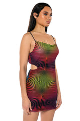 WORTH EVERYTHING PRINTED MINI DRESS