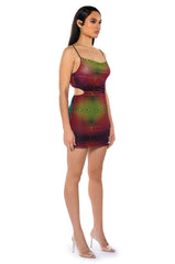 WORTH EVERYTHING PRINTED MINI DRESS