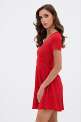 RUBY RED MINI DRESS