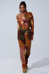 CATCH FEELINGS PATCHWORK LEGGING