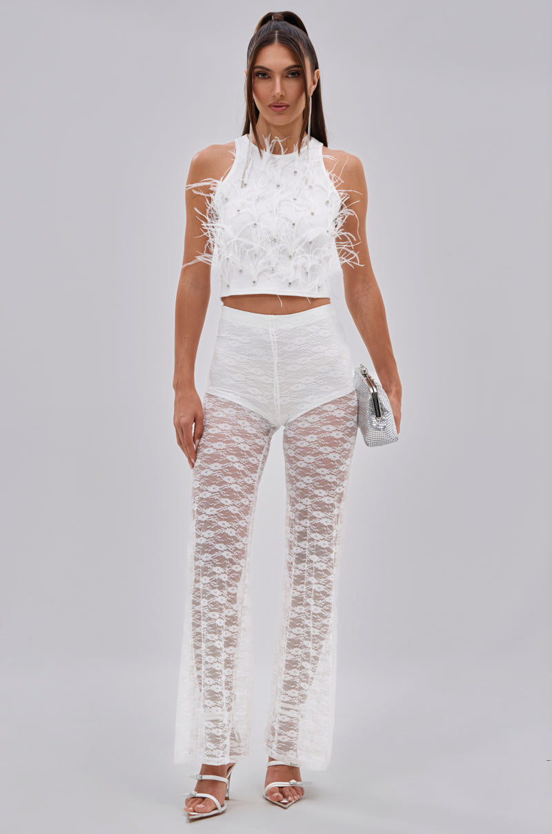 BIRDS OF A FEATHER SLEEVELESS TOP