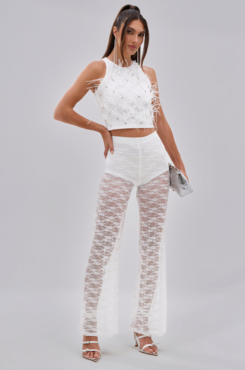 BIRDS OF A FEATHER SLEEVELESS TOP