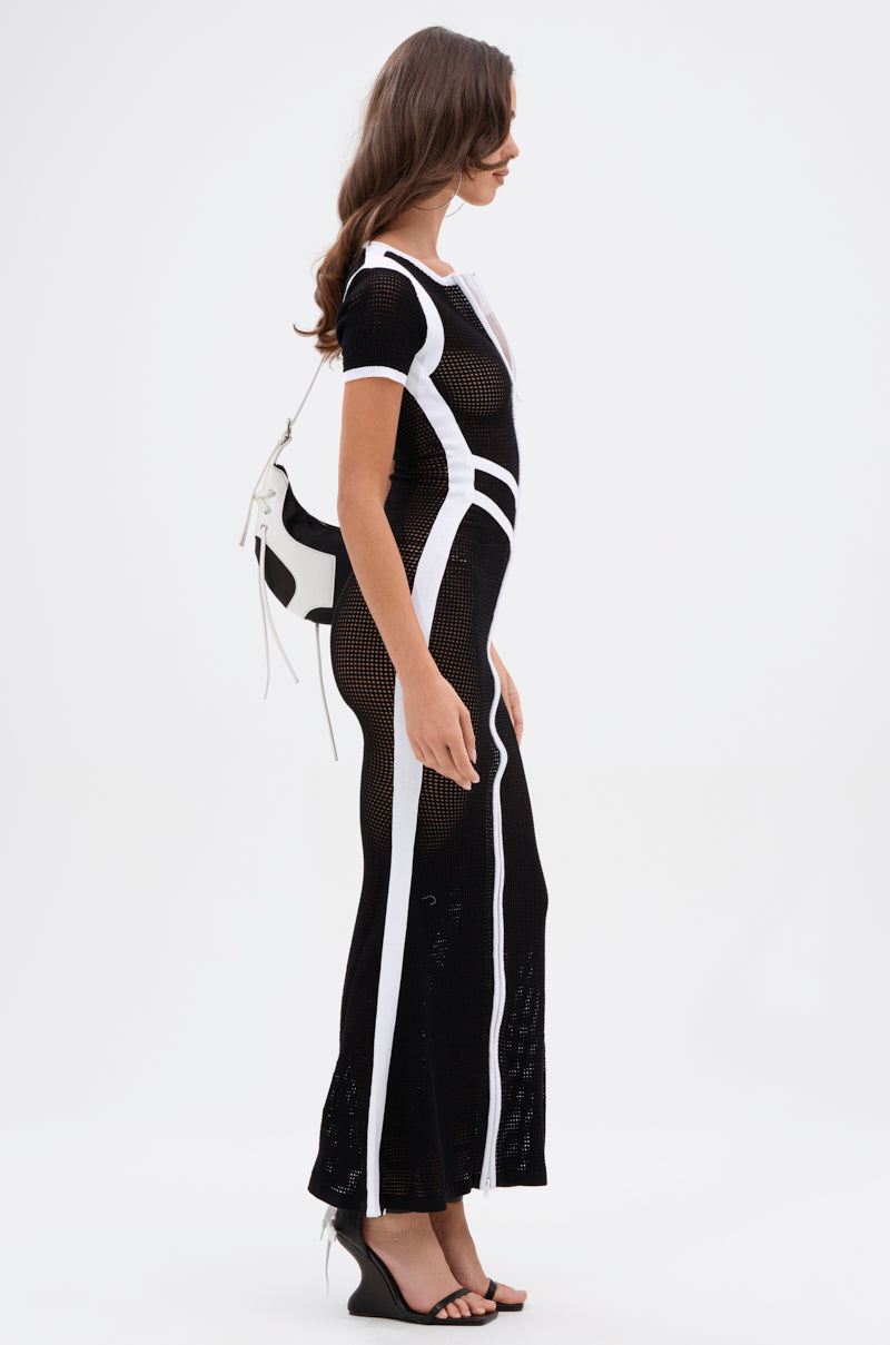 LUCKY NUMBER 7 MAXI DRESS