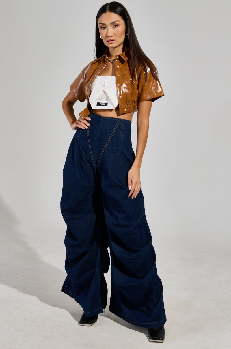 MIXED MESSAGES DENIM PANT