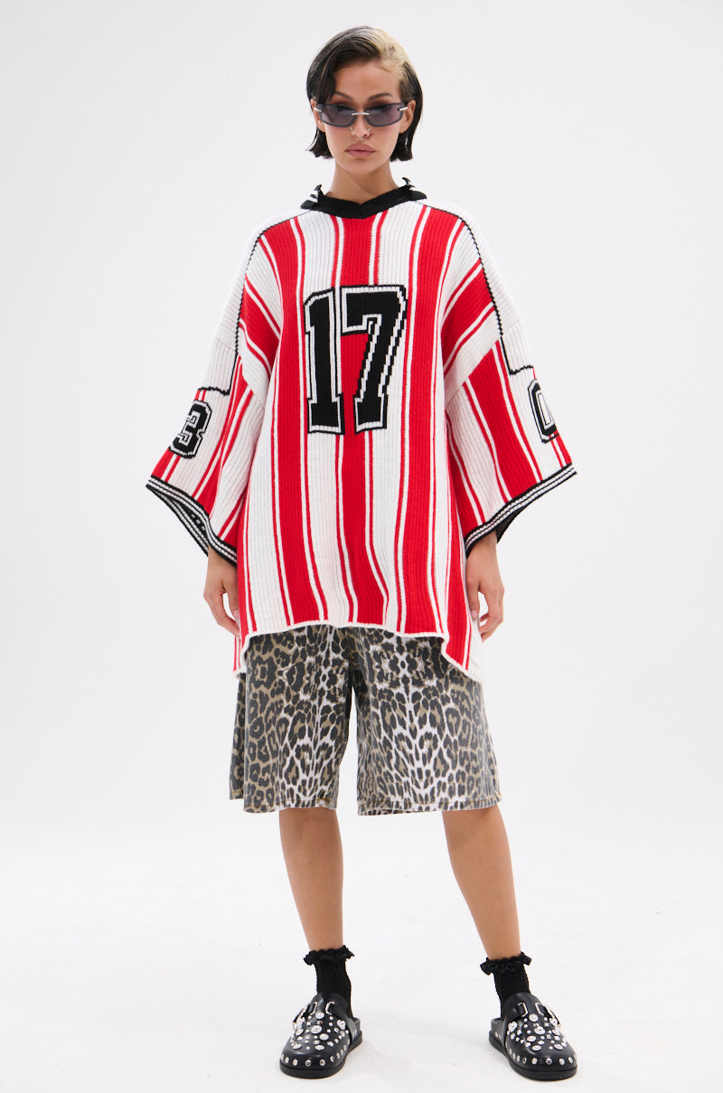 THROW SUM MO KNIT JERSEY TOP