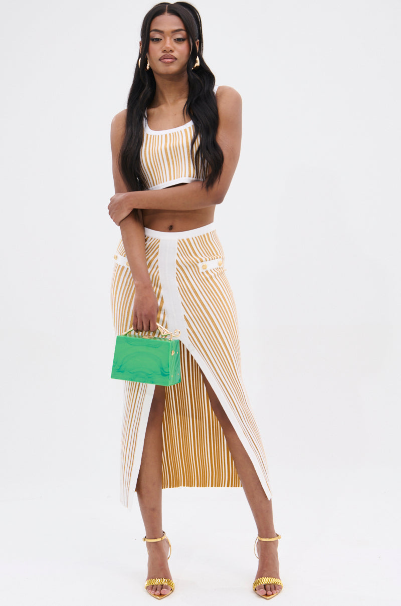 LIFE IS GOOD MAXI SKIRT