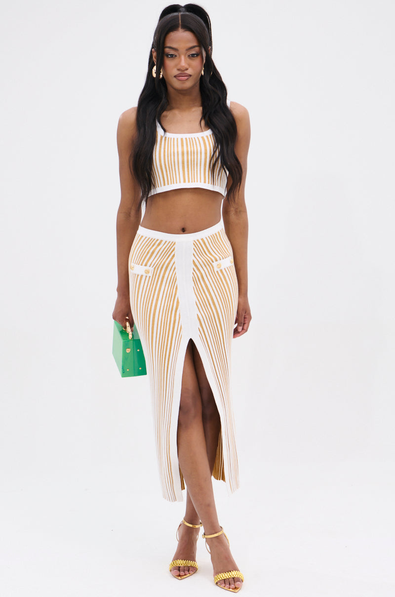 LIFE IS GOOD MAXI SKIRT