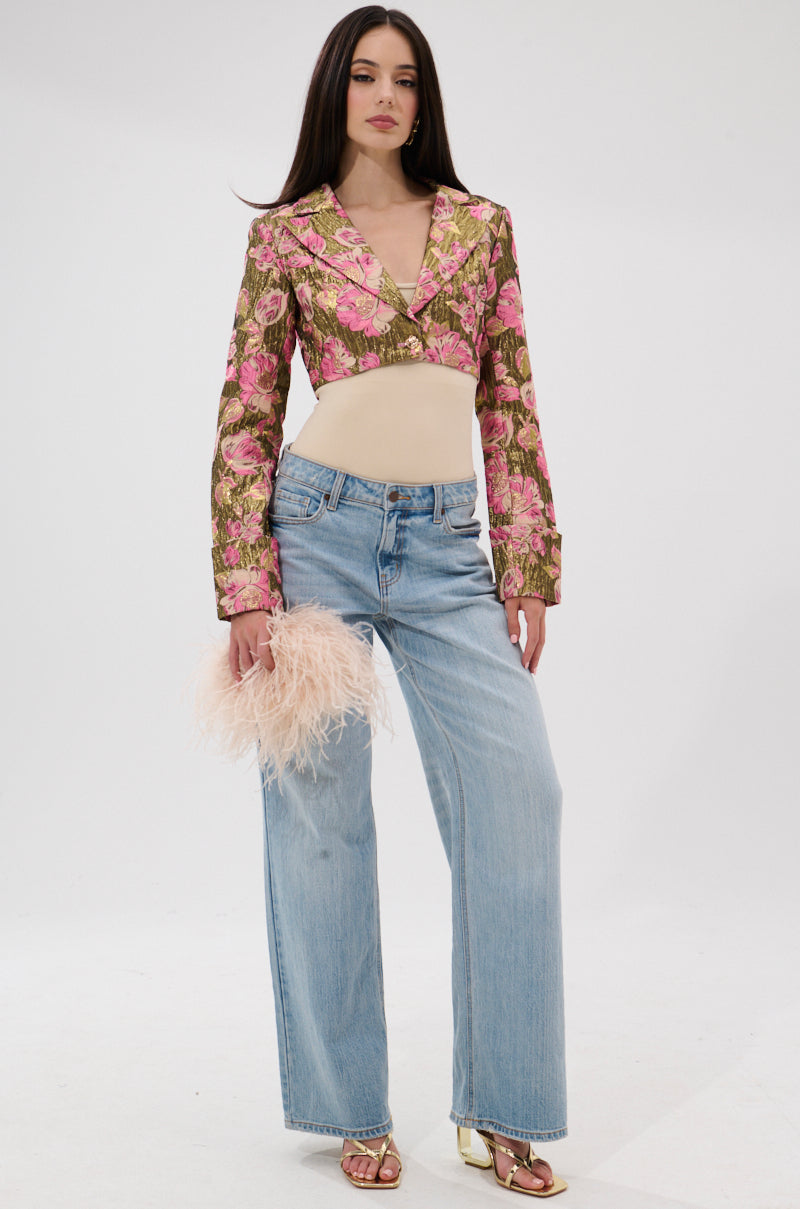 LIGHT THE WAY BROCADE BLAZER