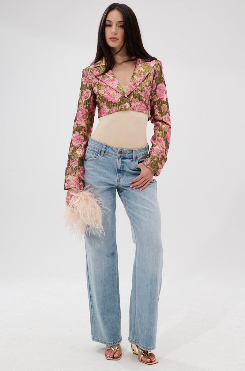 LIGHT THE WAY BROCADE BLAZER