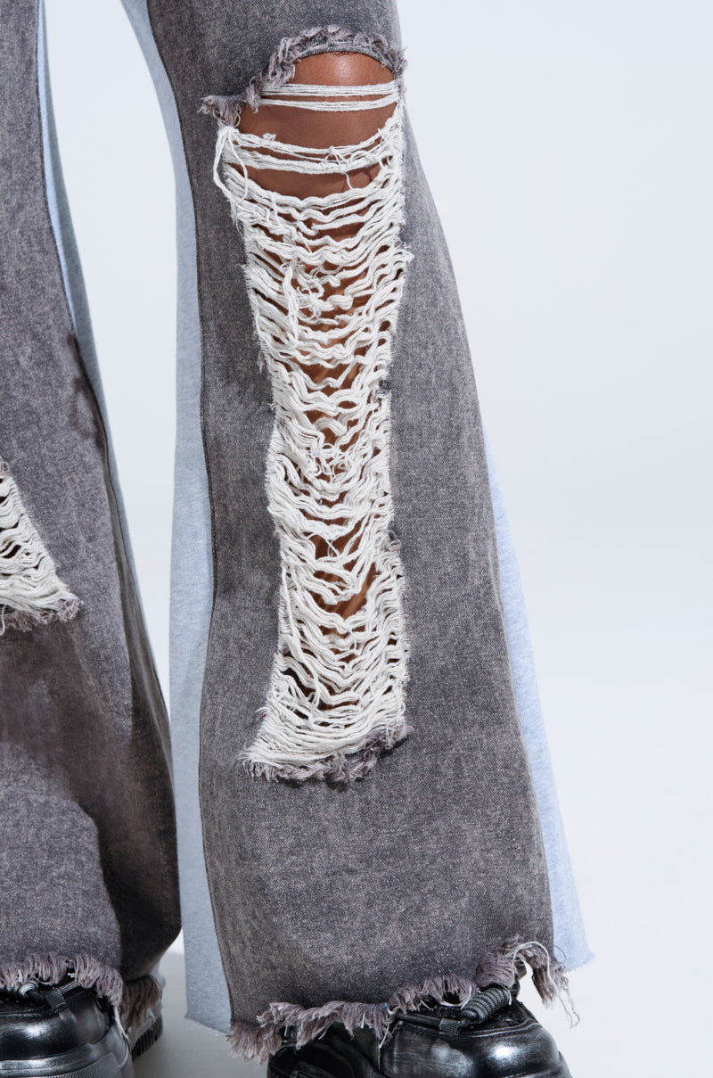 LETS GET IT GOING DISTRESSED JOGGER