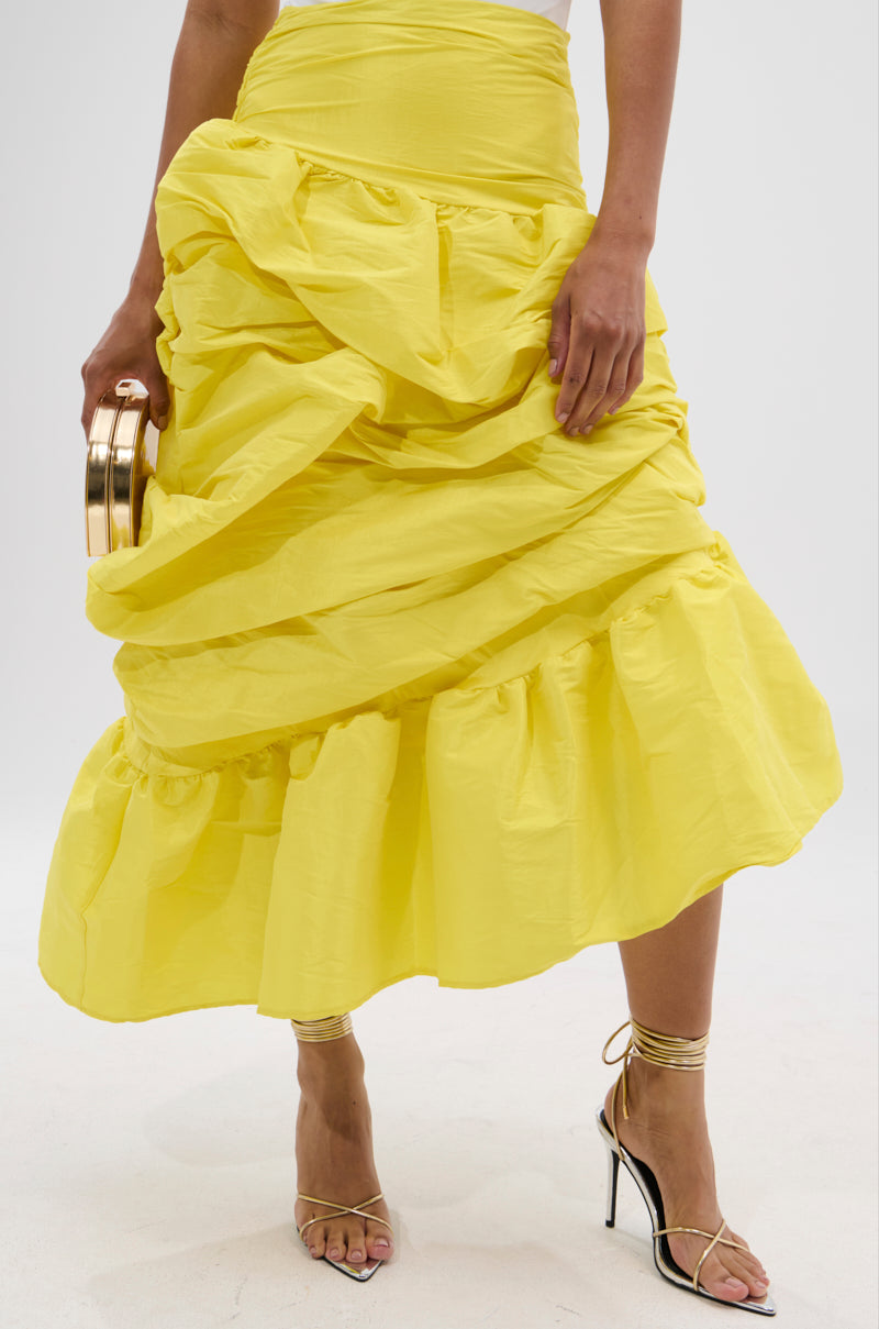 SUNSHINE MIDI SKIRT