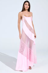 ISABELLA SATIN MAXI DRESS