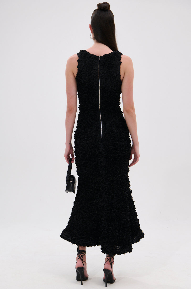 GARDEN PARTY FLORAL MIDI DRESS