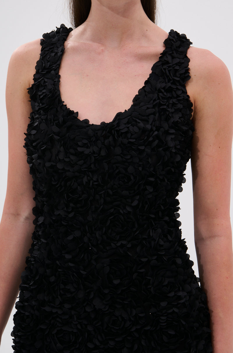 GARDEN PARTY FLORAL MIDI DRESS