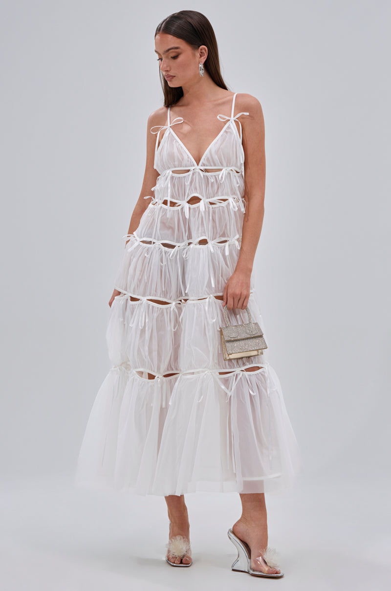 COULDN'T BE ME IF YOU TRIED TIE MAXI DRESS