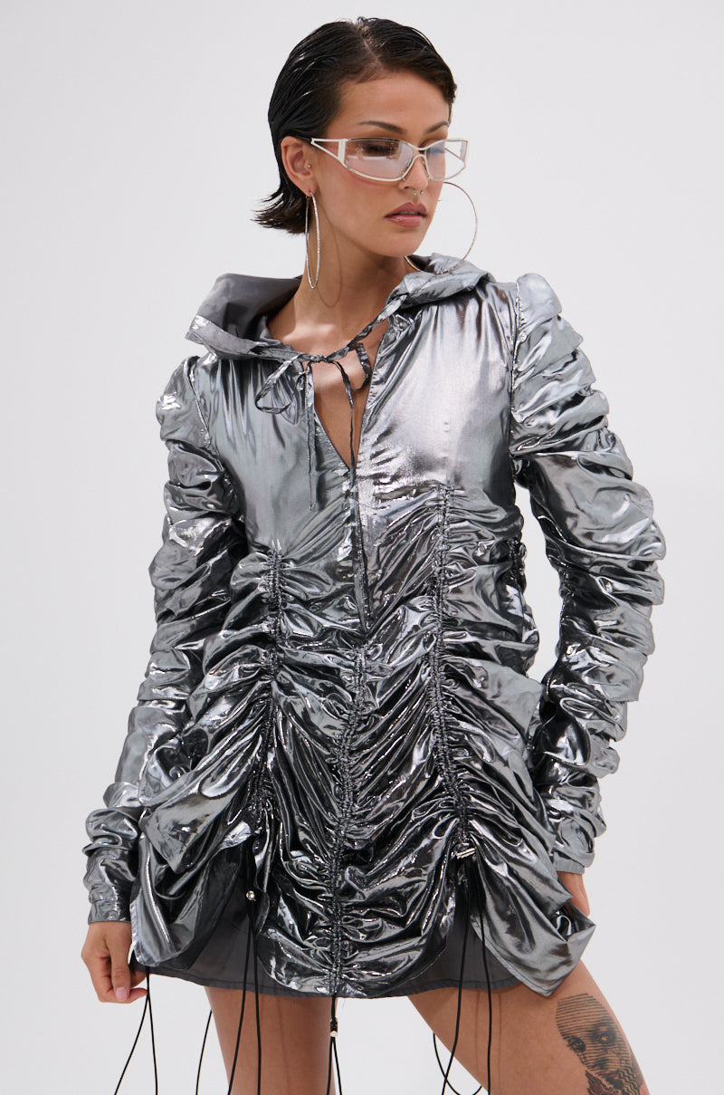 WAYS TO GO METALLIC ADJUSTABLE DRESS