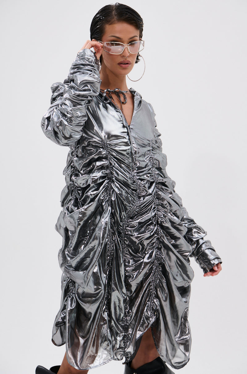 WAYS TO GO METALLIC ADJUSTABLE DRESS