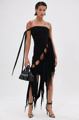 REVERIE MINI DRESS WITH TIES