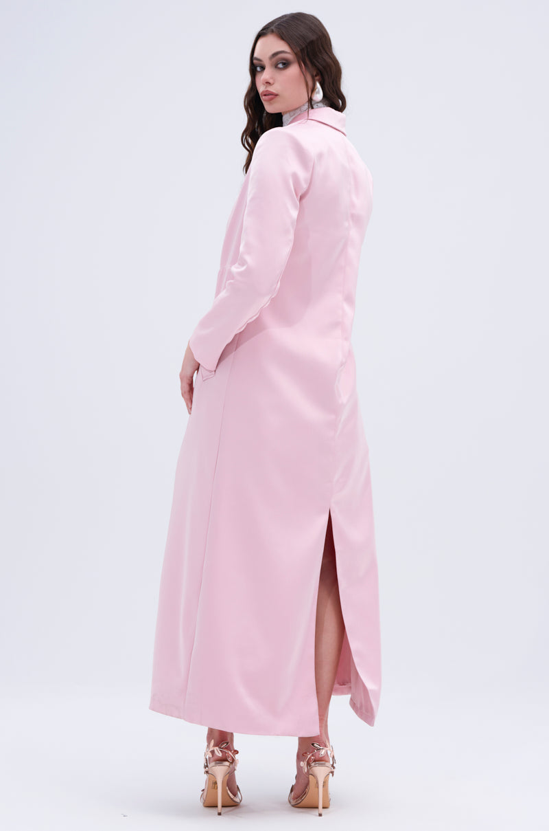 TAKE ME EVERYWHERE SATIN TRENCH