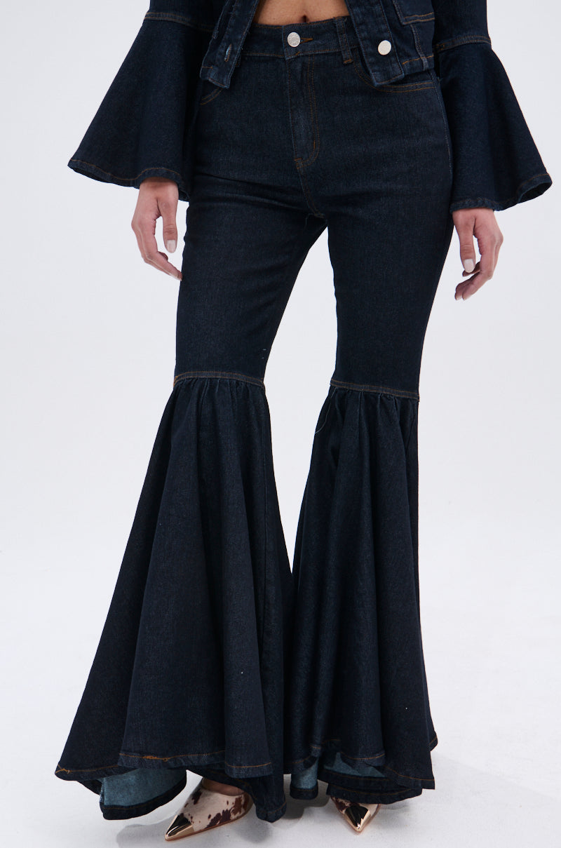 EVERYDAY LIVIN' DENIM SUPER FLARE LEG PANT