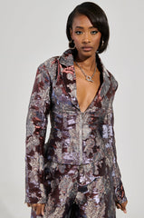 ODESSA BROCADE BLAZER