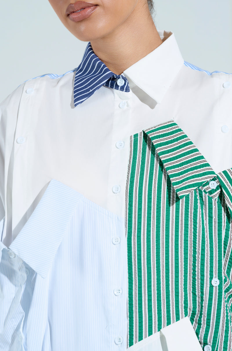 NOT YOUR BOYFRIENDS SHIRT MAXI DRESS