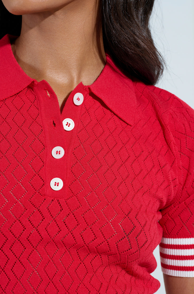 GET WITH IT CROP SWEATER