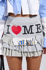 I LOVE ME MINI SKIRT