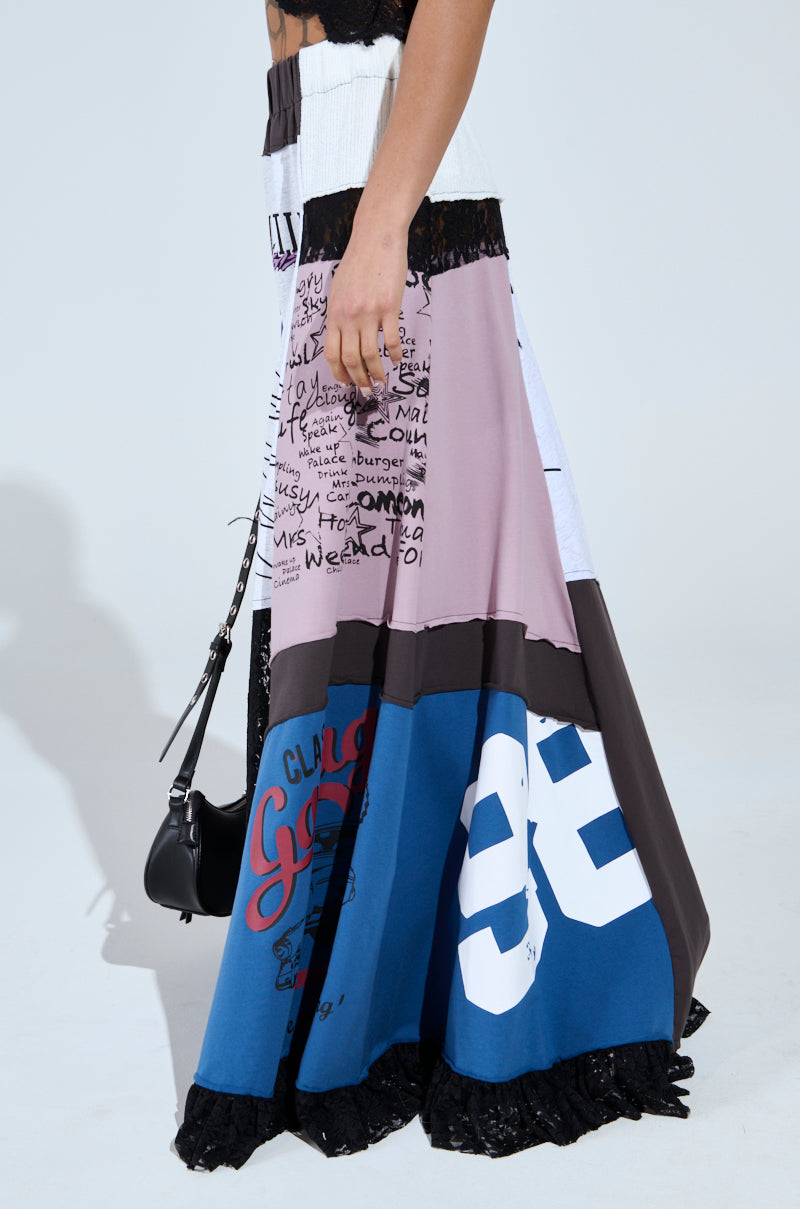 LIVE LAUGH LOVE MAXI SKIRT