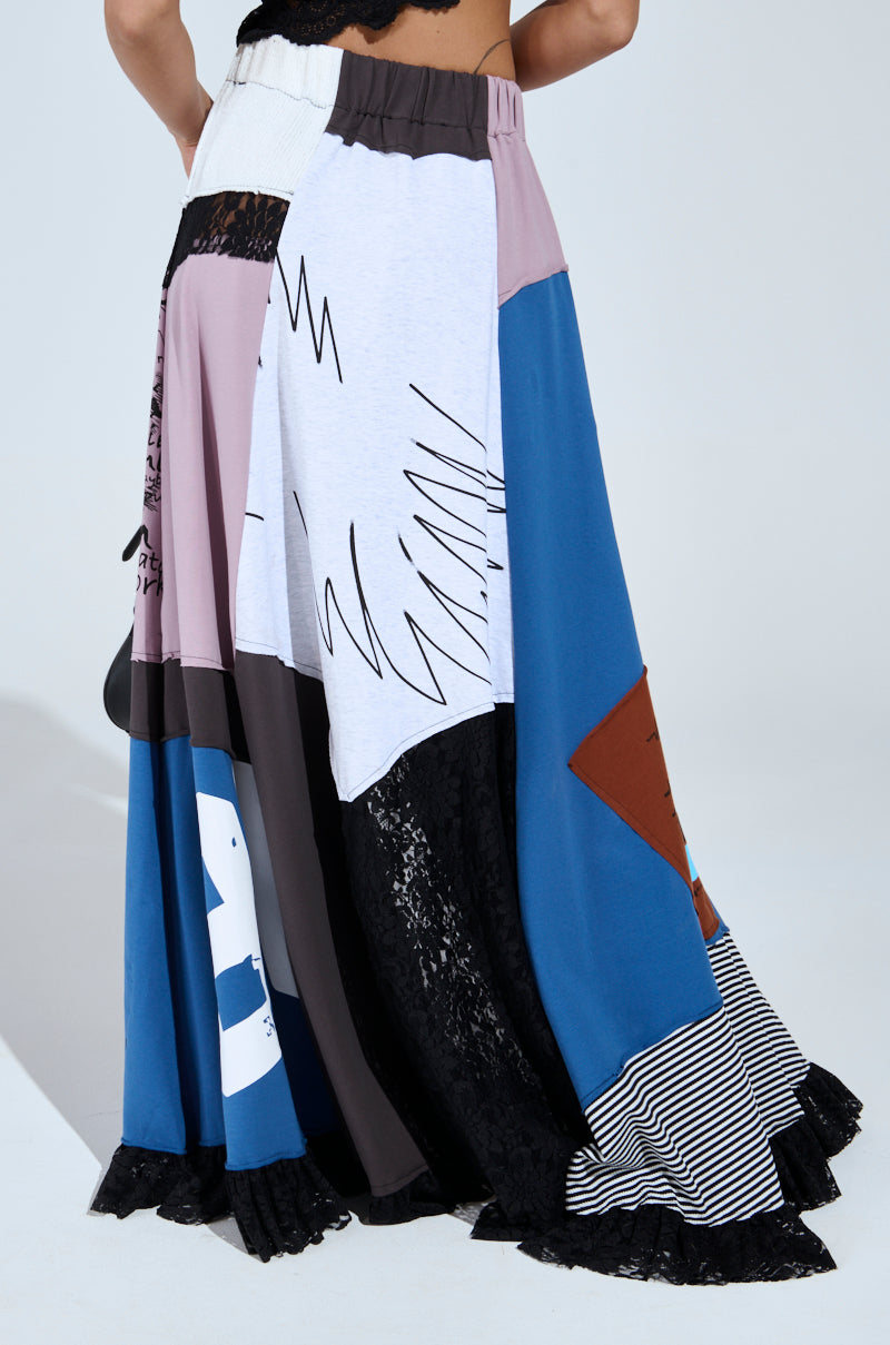 LIVE LAUGH LOVE MAXI SKIRT