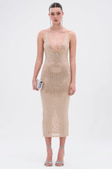 QUEEN OF EVERYTHING MIDI DRESS