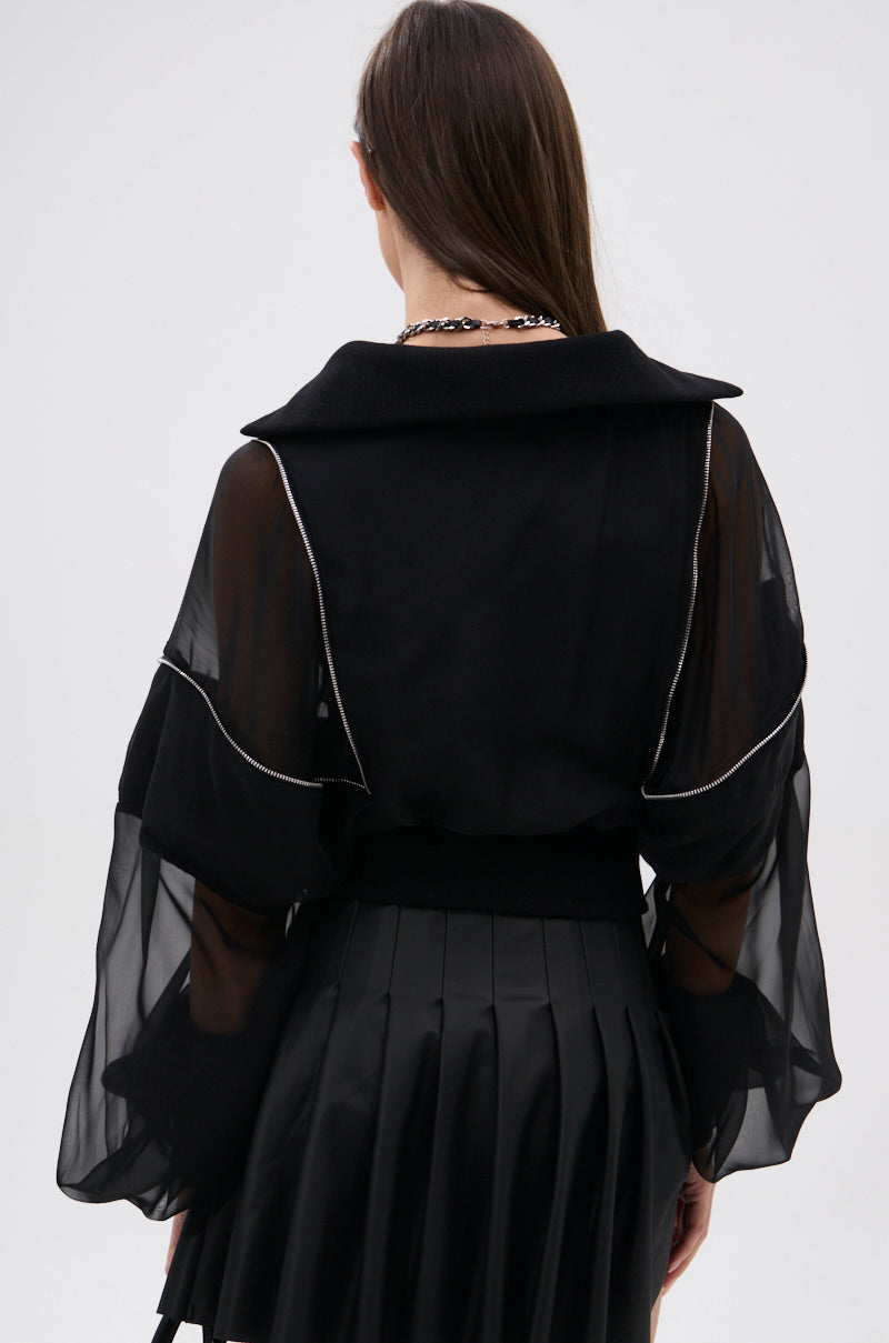 CHOOSE YOUR FIGHTER MESH INSERT BOMBER