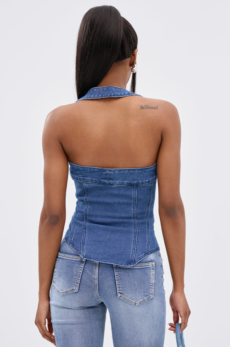 CALM AND COLLECTED CORSET TOP