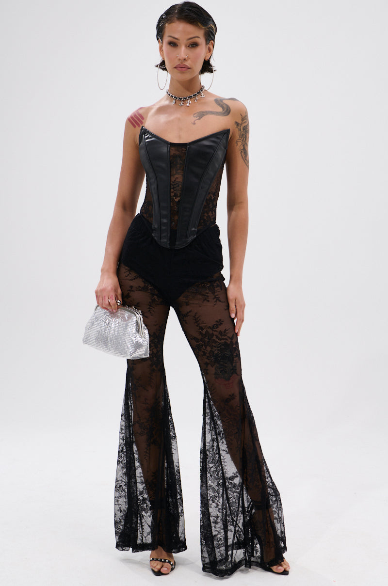 TOO GOOD FOR THIS LACE CORSET