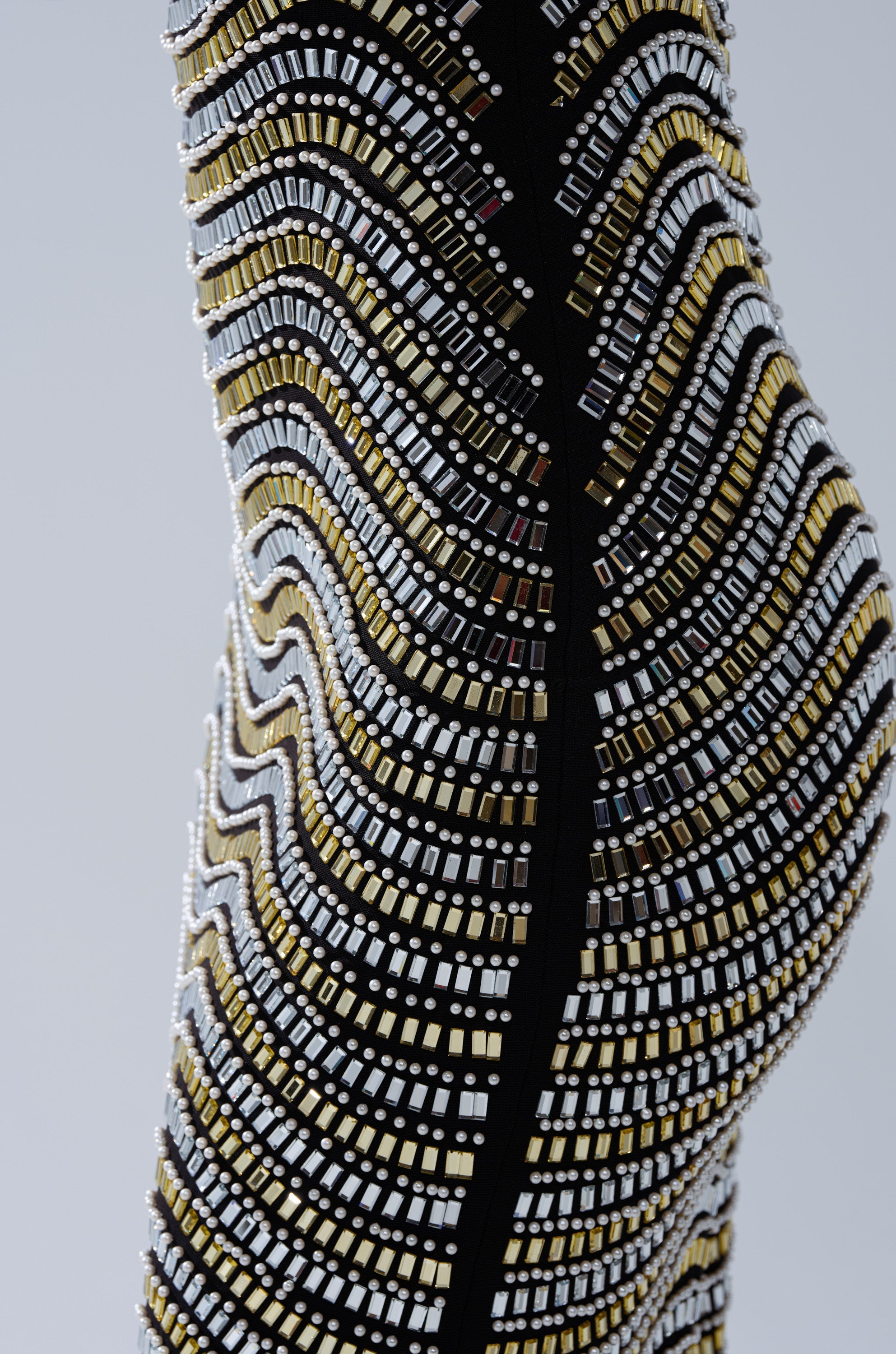 SHINE ON RHINESTONE MIDI DRESS