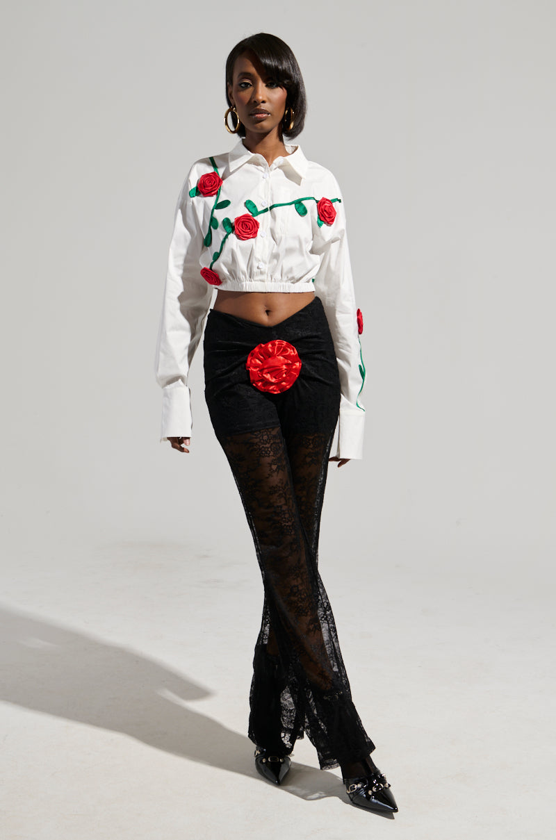 A ROSE BY ANY OTHER NAME LACE PANT