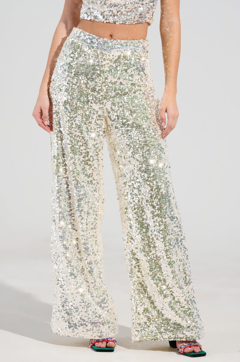 STAR OF THE SHOW SEQUIN TROUSER
