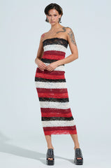 SHOW YOU WHAT I GOT LACE MIDI DRESS