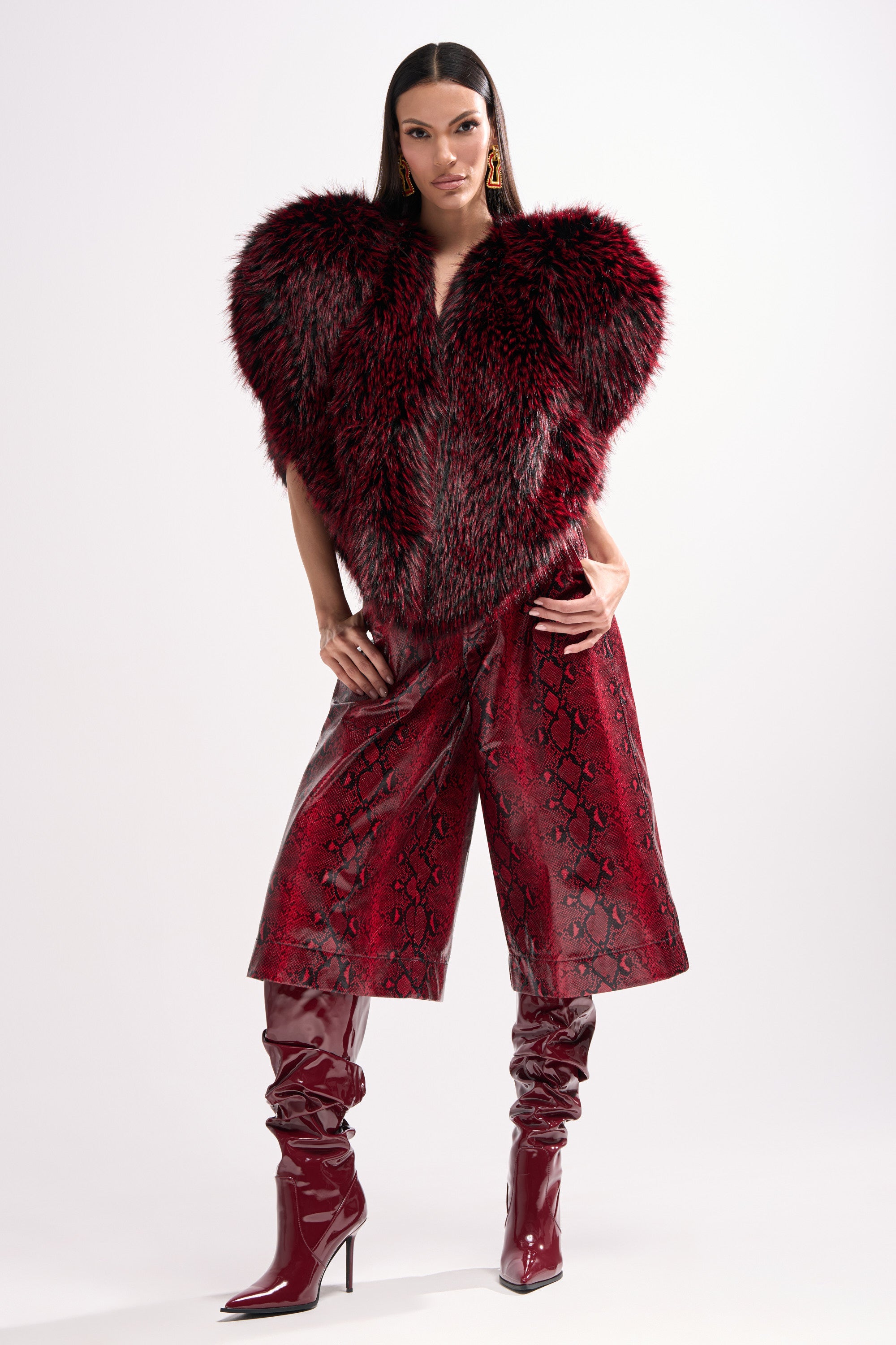 STAR CROSSED LOVER FAUX FUR VEST