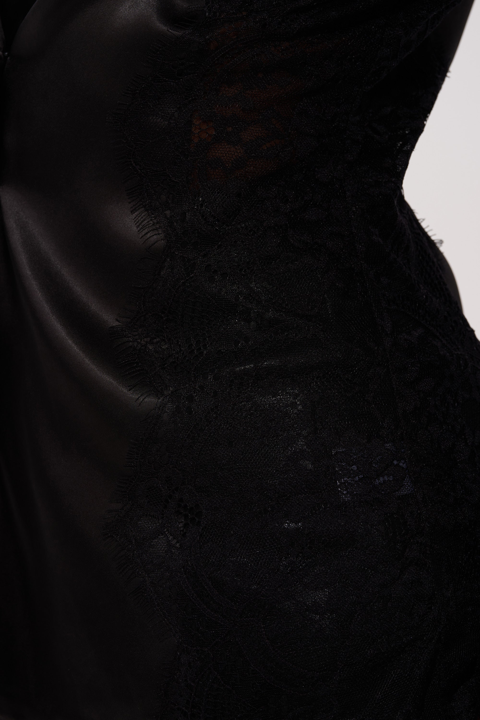 AU CONTRAIRE LACE SATIN BLAZER