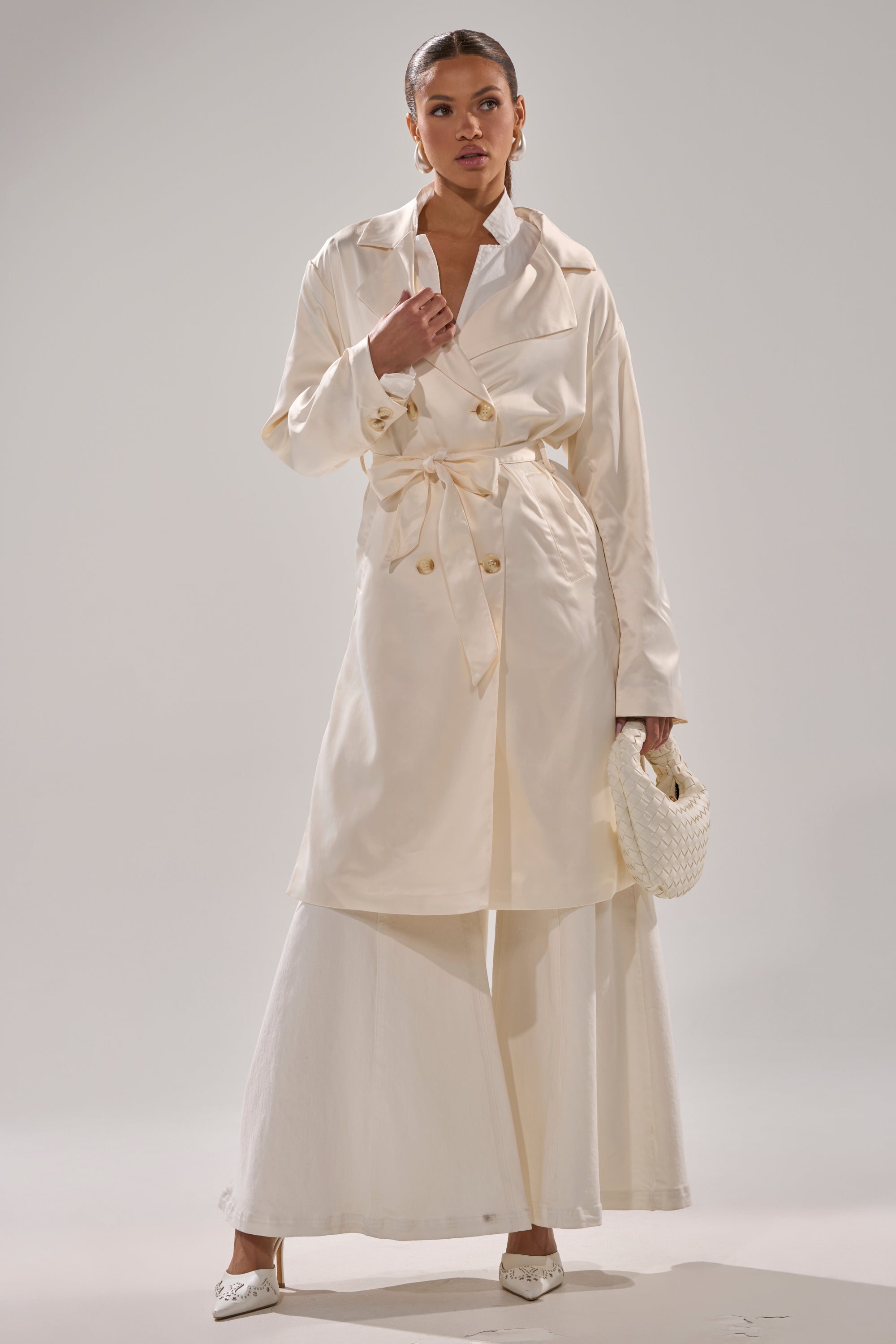 BELLISSIMA SATIN TRENCH