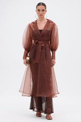 COCO SHEER ORGANZA TRENCH