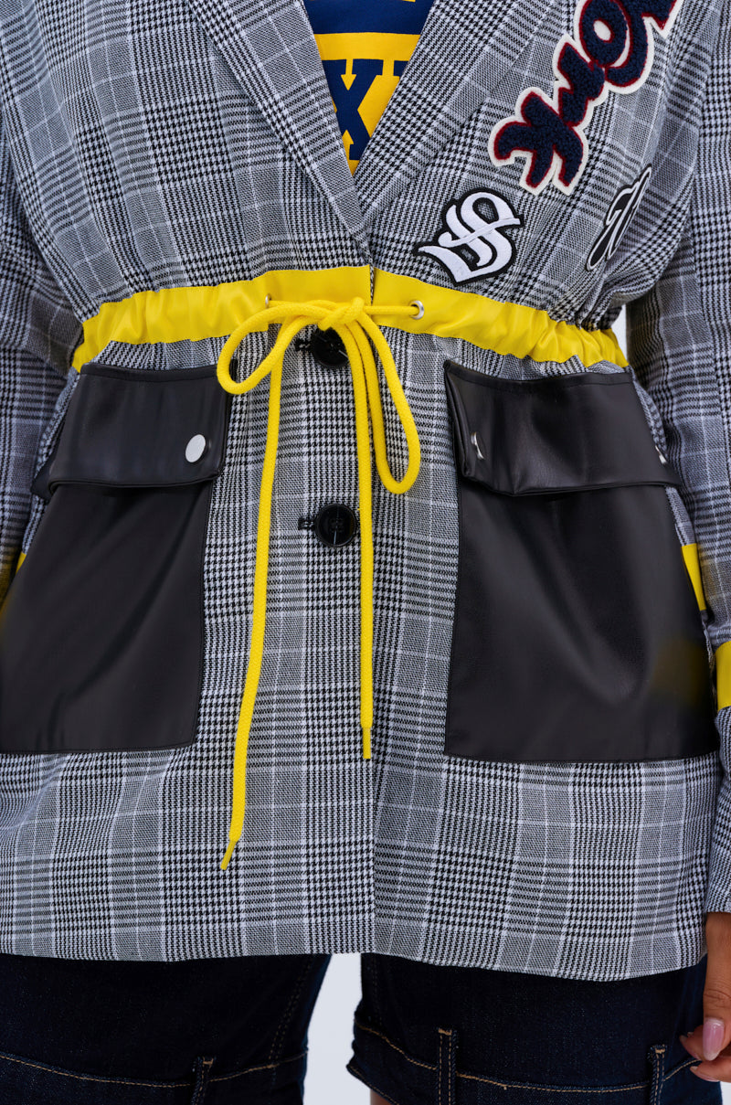 BE ABOUT IT PATCH BLAZER