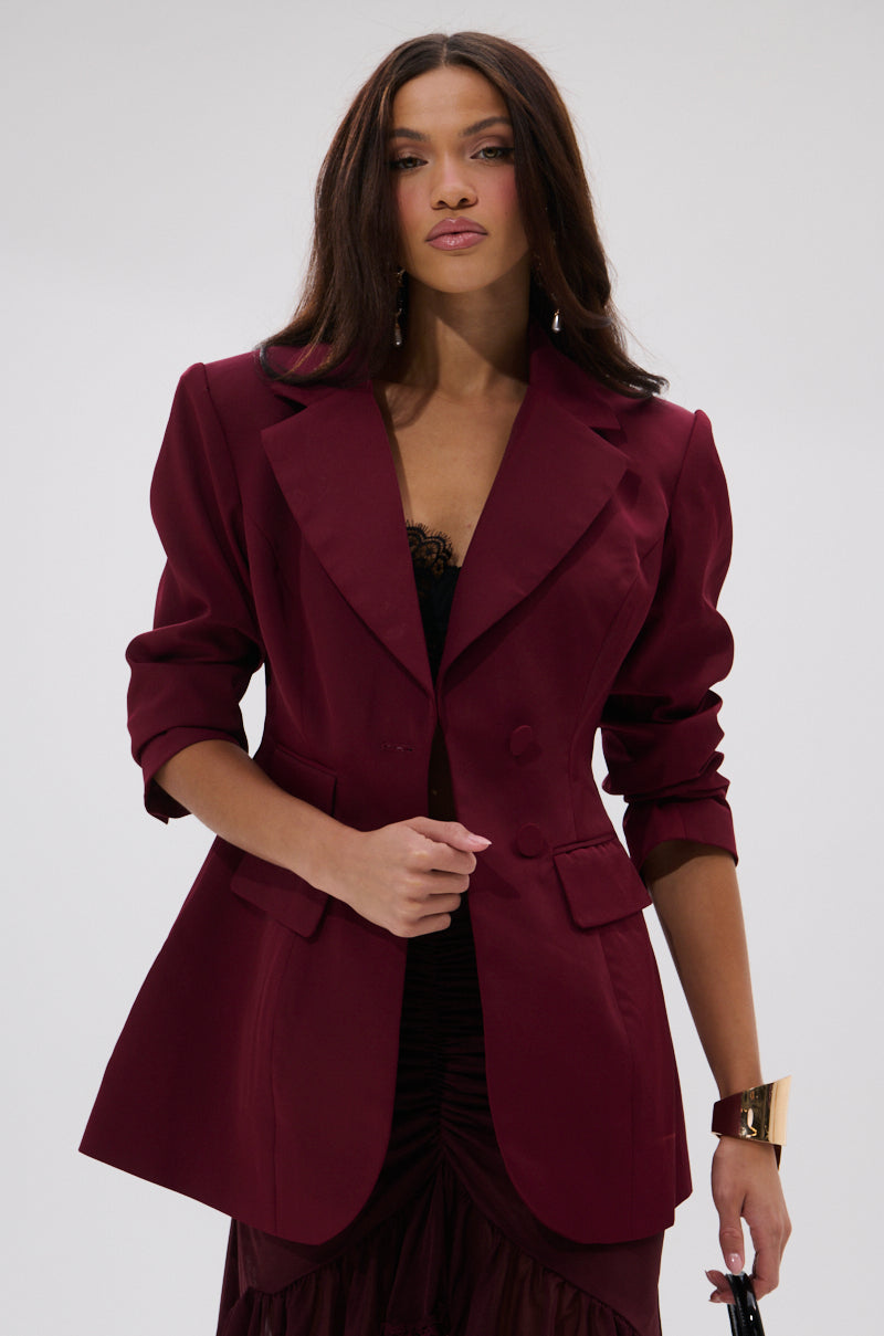 THE BLUEPRINT ASYMMETRICAL BLAZER