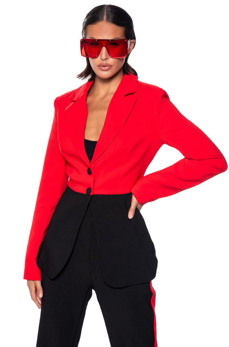 34TH STREET COLOR BLOCK BLAZER