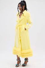 MIMOSA TULLE TRIM TRENCH