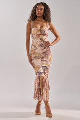 LOVER GIRL SLINKY MIDI DRESS